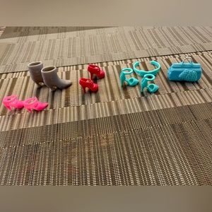 Barbie Doll Shoes Boots Accessories Lot 10 some vintage